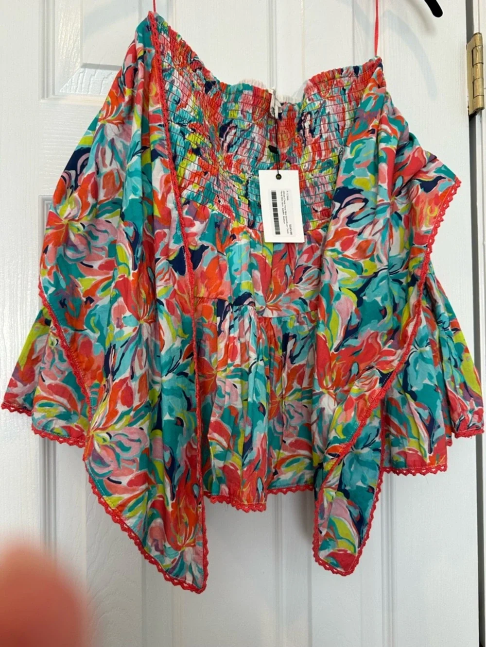 Allison NY Mini Skirt Floral Tie-Waist